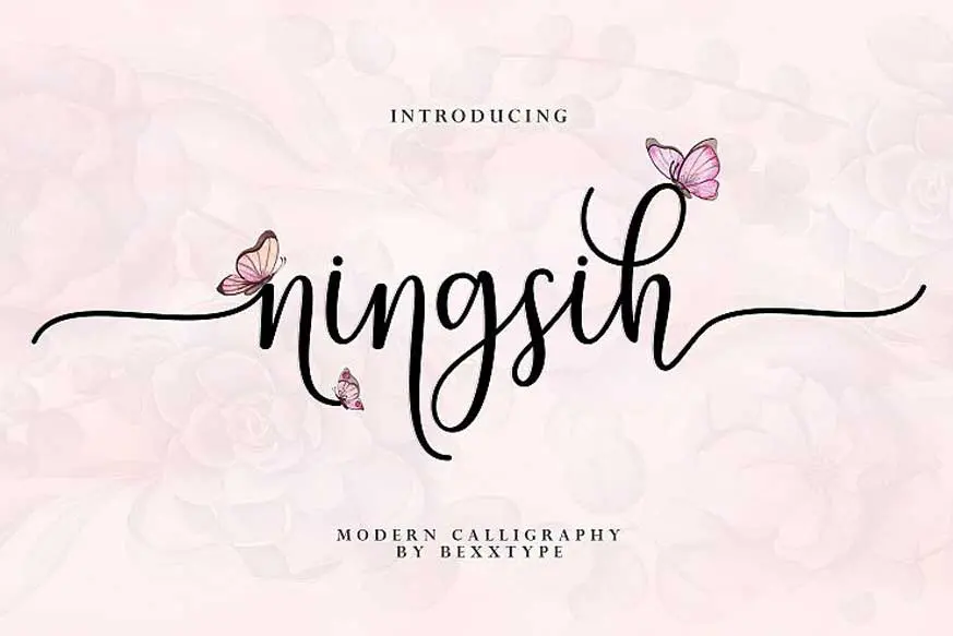 Ningsih Script Font