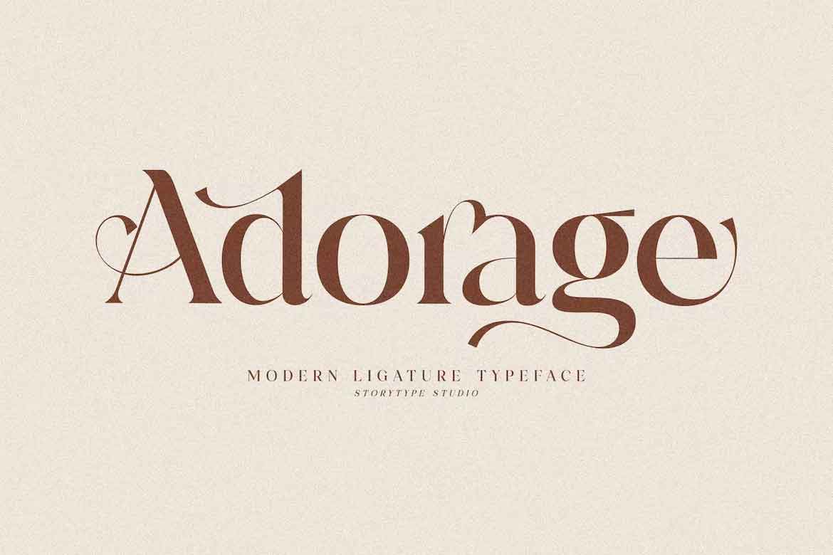 Adorage Font