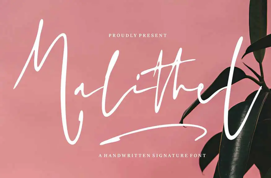 Malithel | Handwritten Signature Font