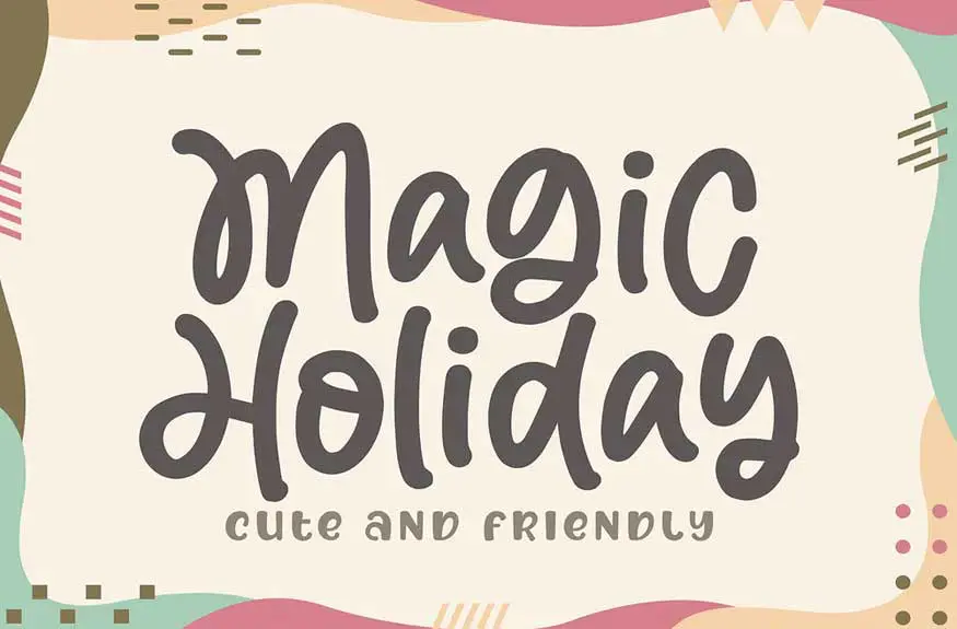 Magic Holiday Font