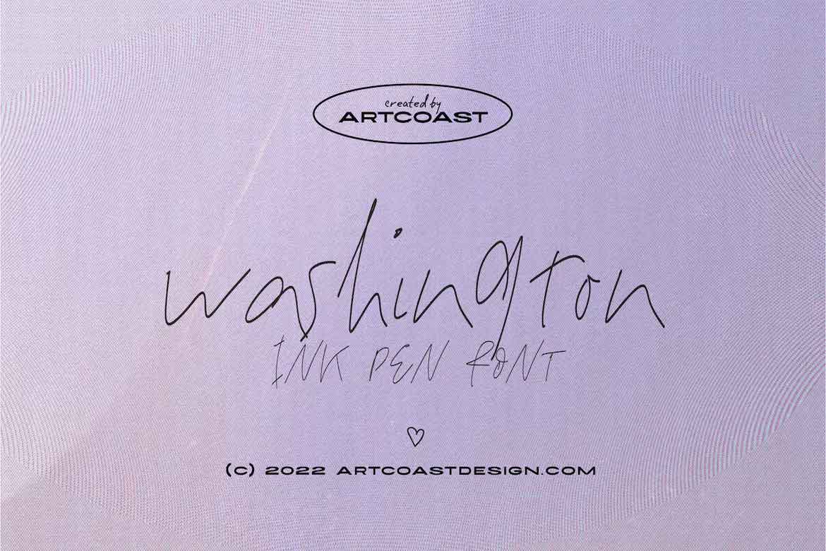 Washington Ink Font