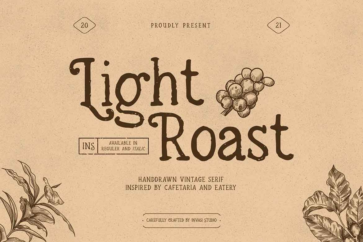 Light Roast Font