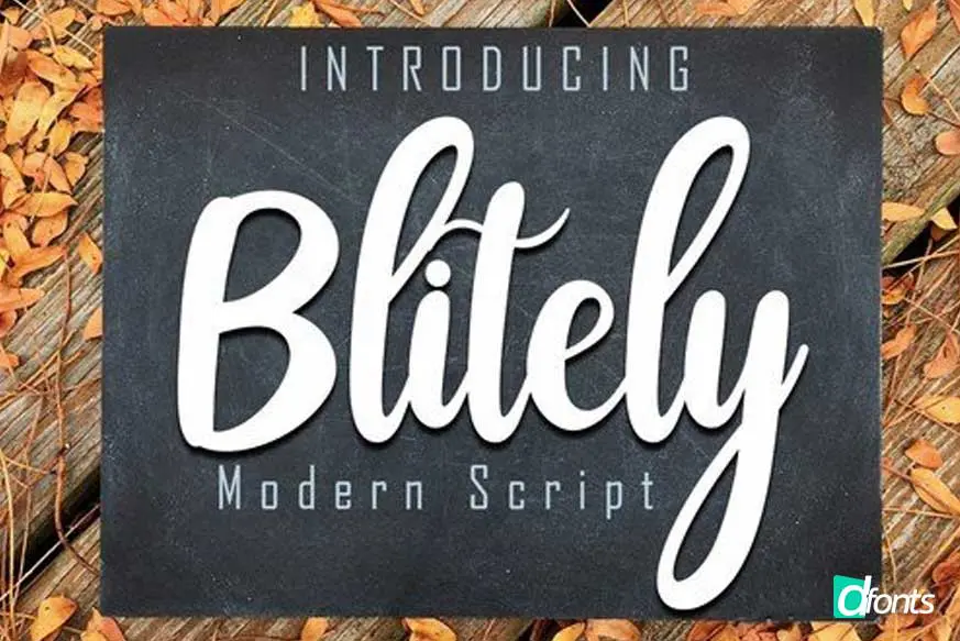 Blitely Modern Script