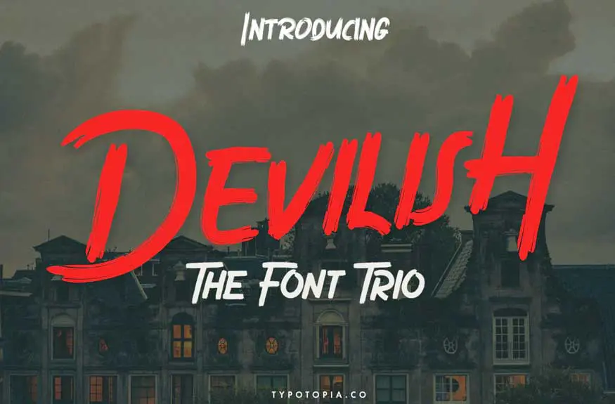 Devilish Trio Font