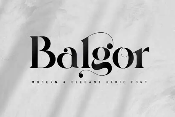 Balgor Font