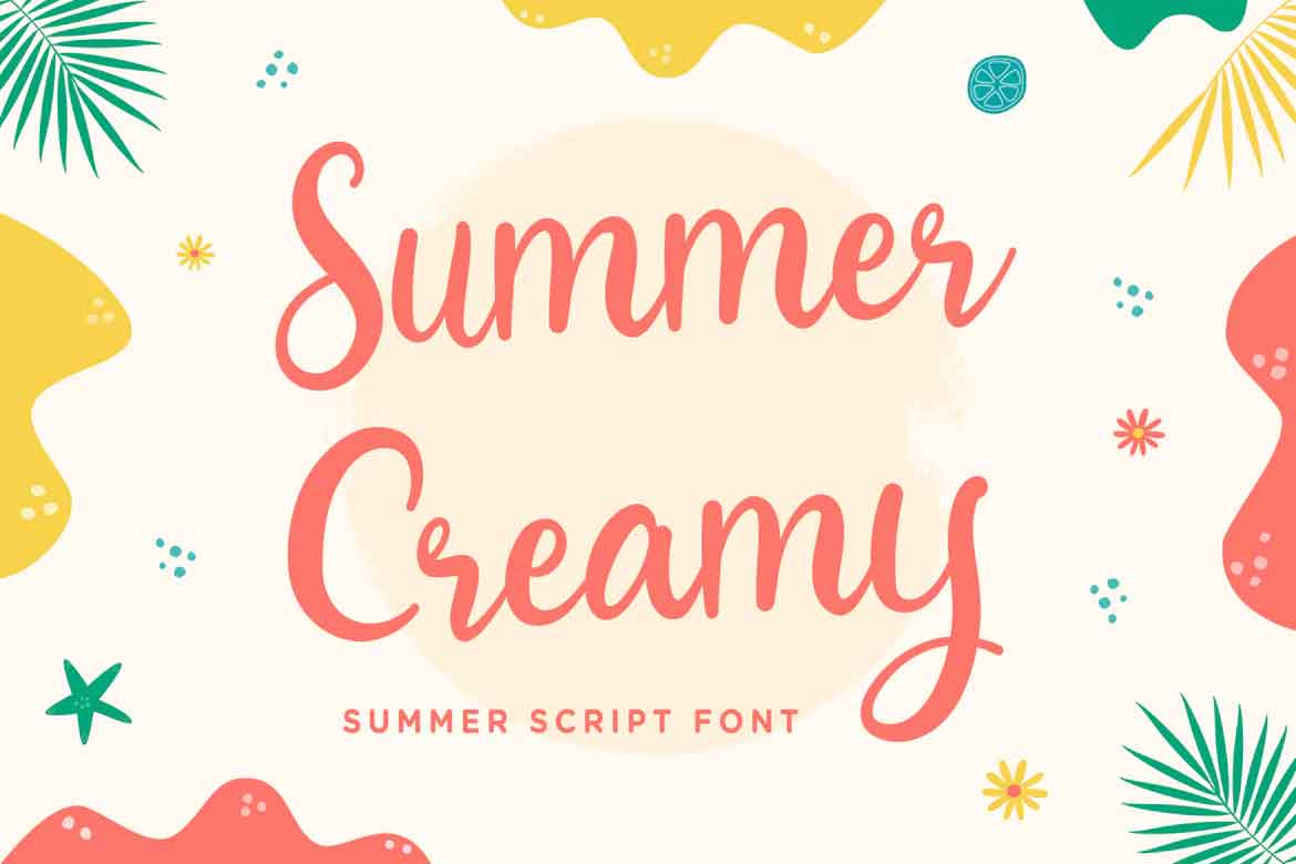 Summer Creamy Font