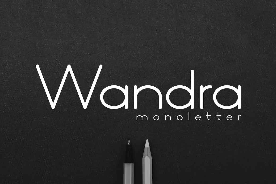 Wandra Monoletter Font