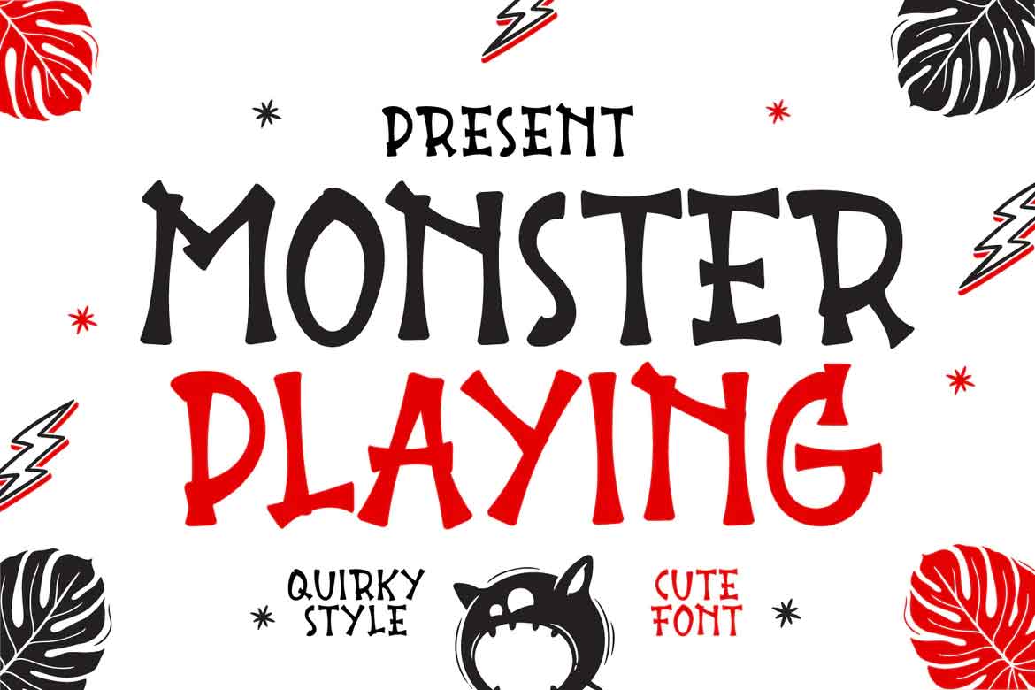 Monster Playing Font