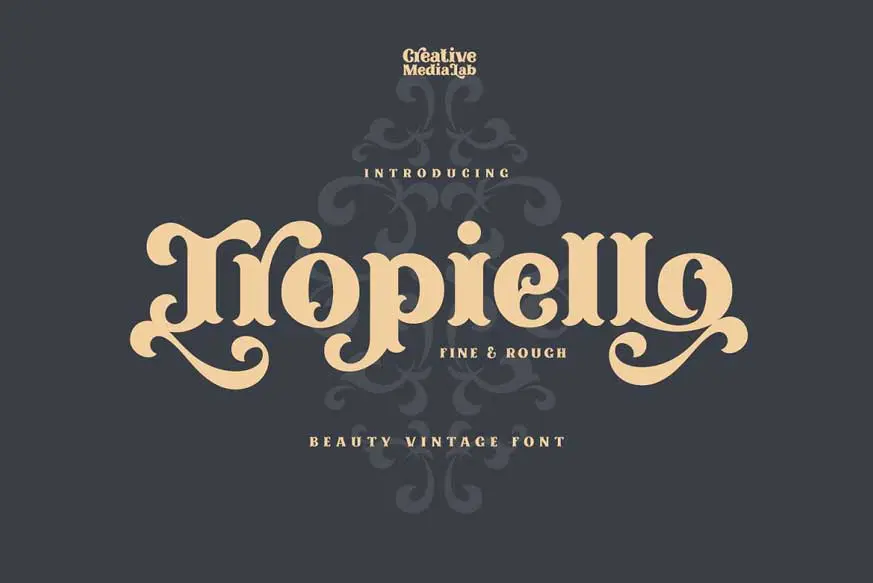 Tropiello - Beauty Vintage Font