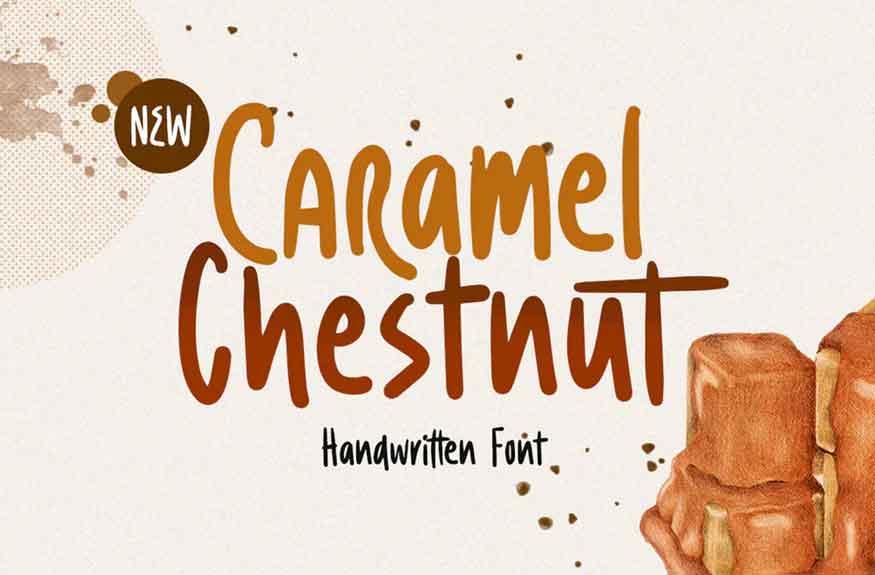 Caramel Chestnut Font