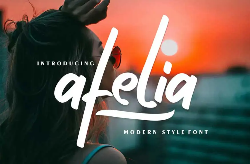 Afelia | Modern Style Font