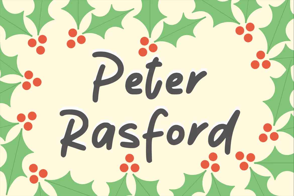 Peter Rasford Font