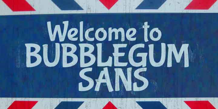 Bubblegum Sans Pro Font