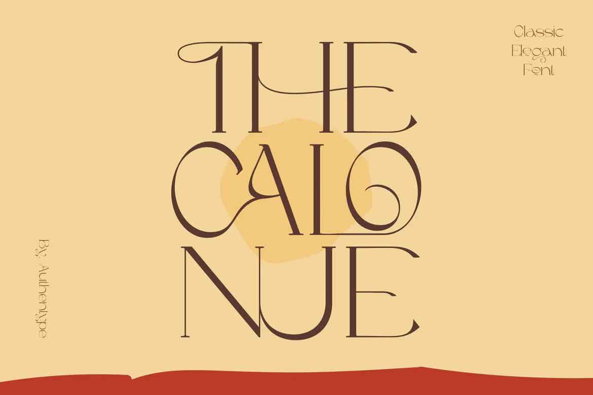 The Calonue Font