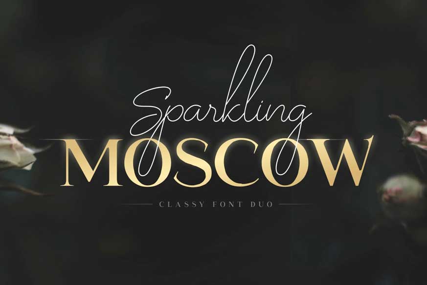 Sparkling Moscow - Font Duo