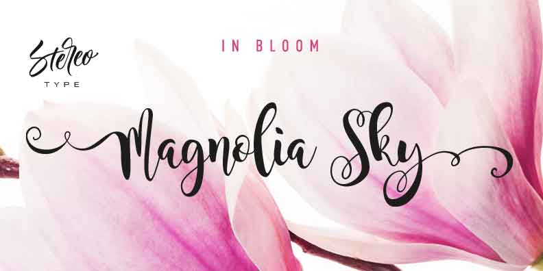 Magnolia Sky Font