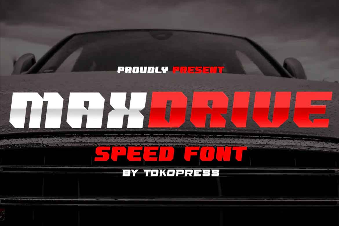 Maxdrive Font