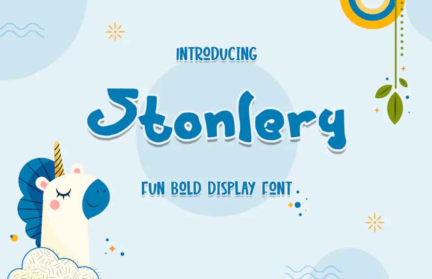 Stonlery Fun Display Font