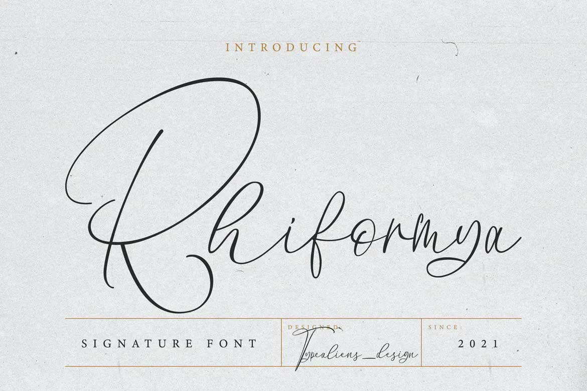 Rhiformya Font