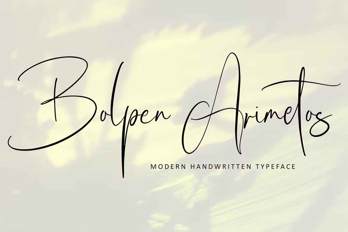 Bolpen Amiretos Font