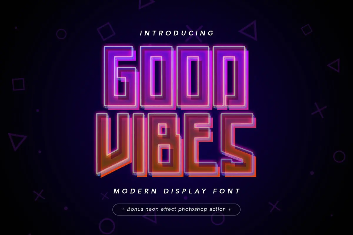 Good Vibes Modern Display Font