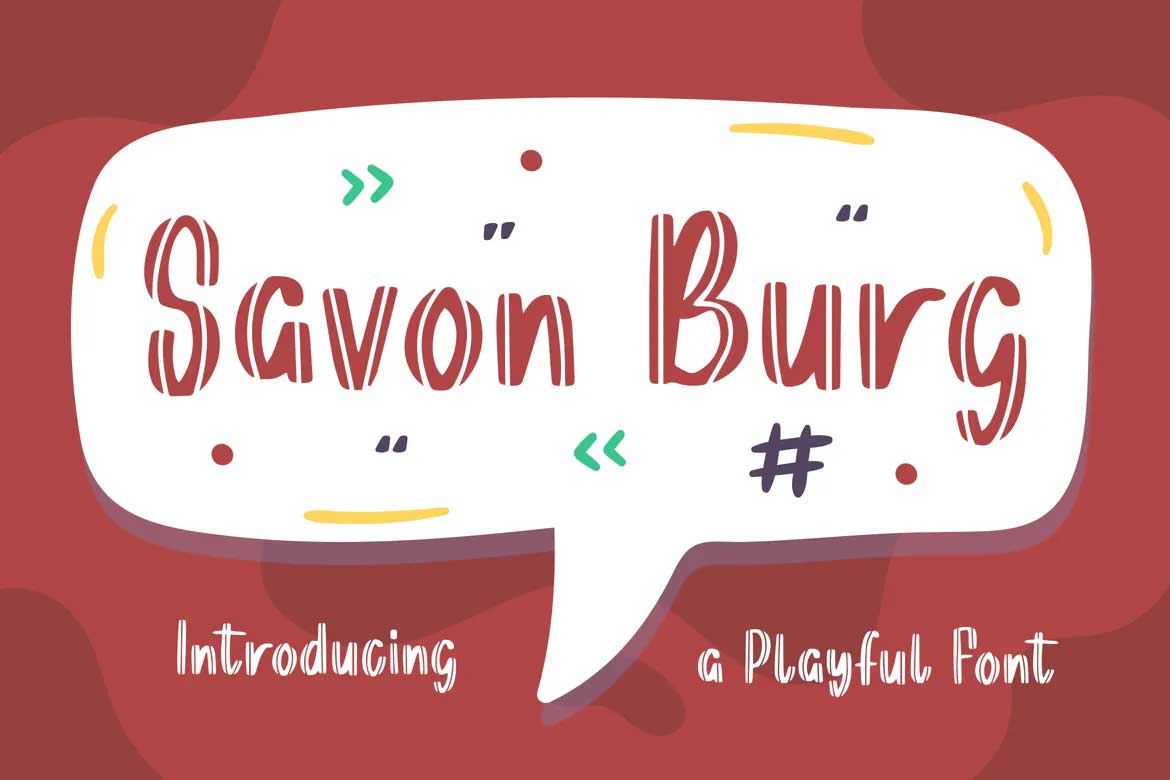 Savon Burg Font