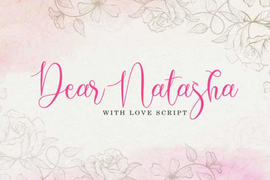 Dear Natasha Font