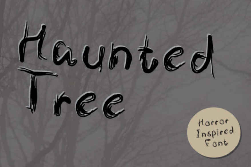 Haunted Tree Font