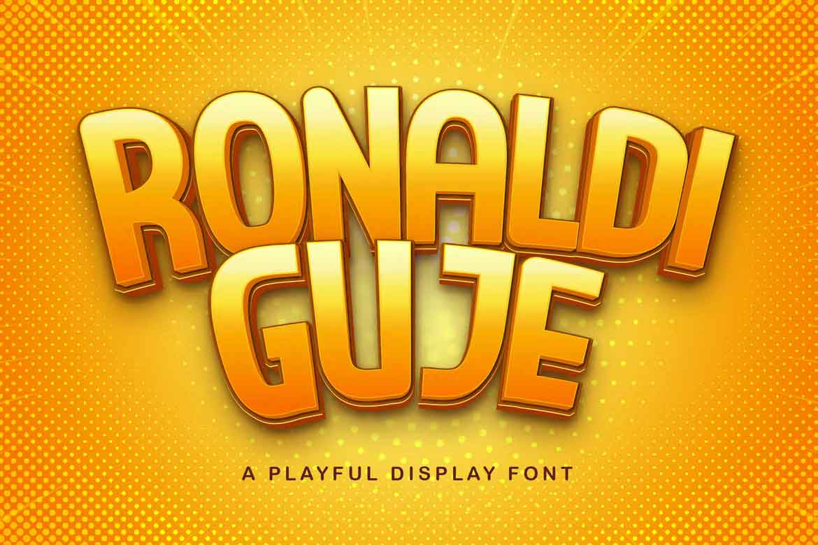 Ronaldi Guje Font