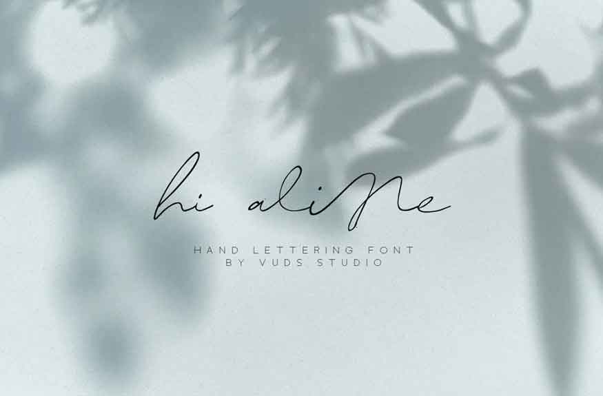 Hi Aline Font