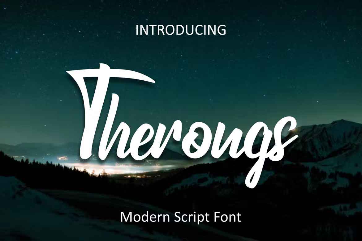 Therongs Font