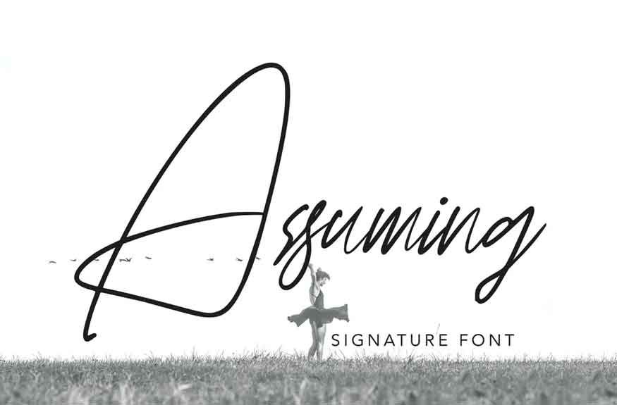 Assuming Font