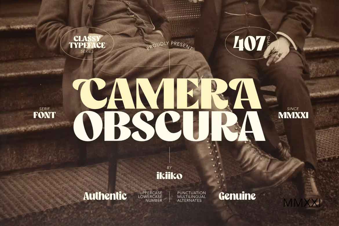 Camera Obscura Font