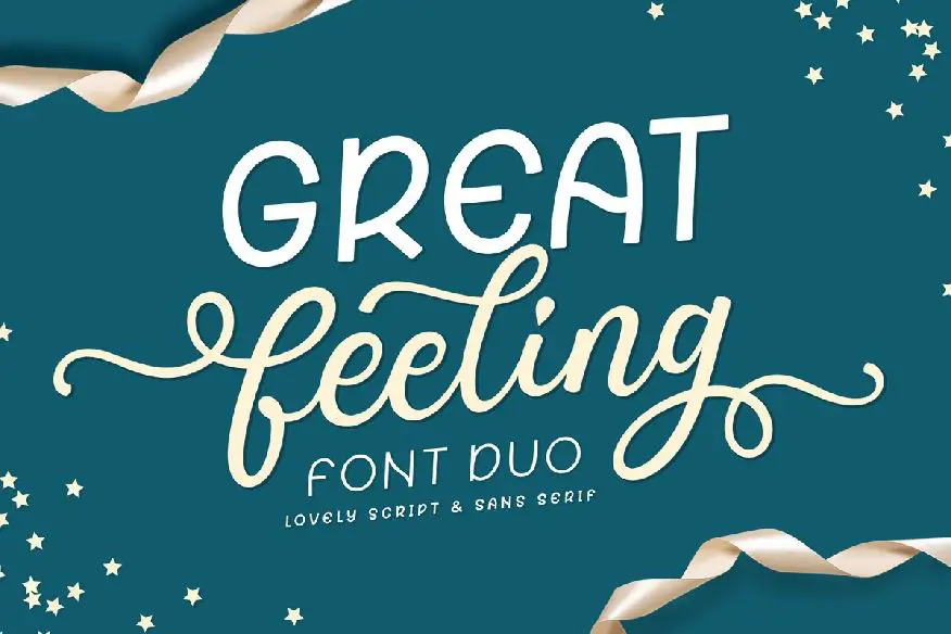 Great Feeling / Lovely Font Duo