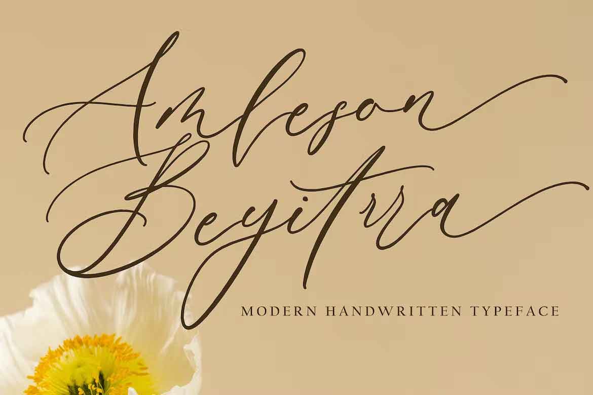 Amleson Beyitrra Font