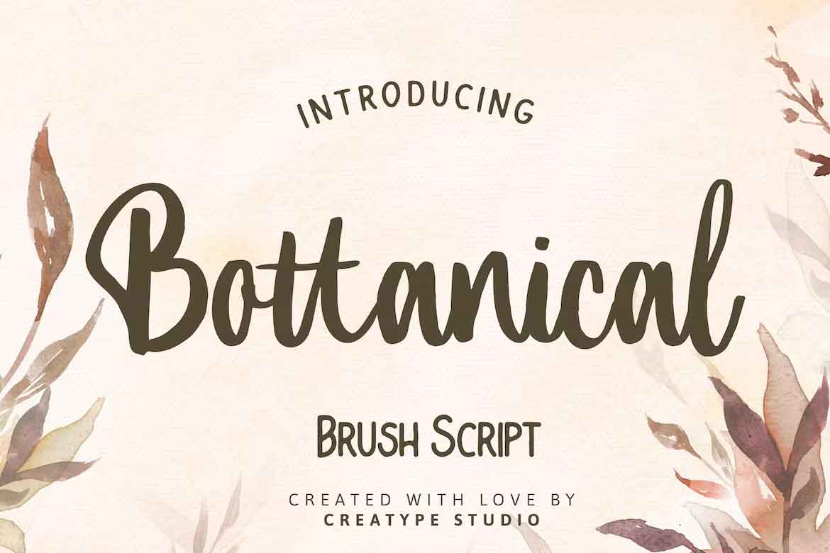 Bottanical Font