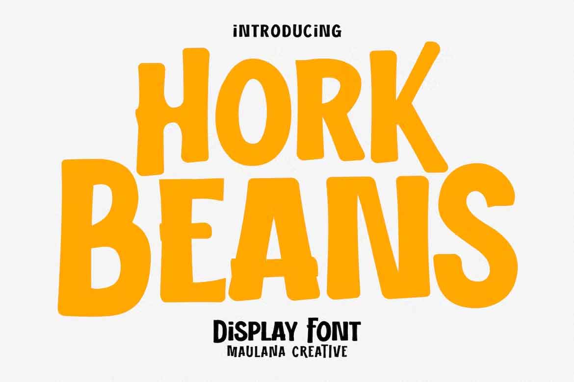 Hork Beans Font