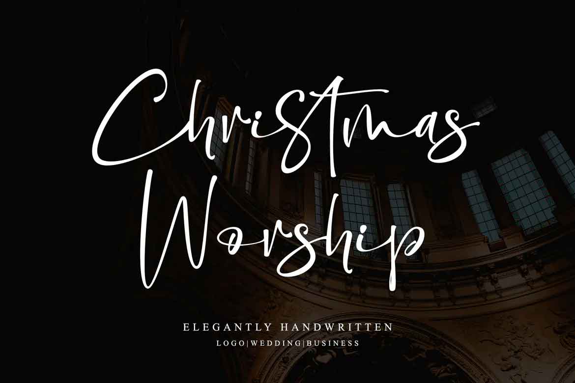 Christmas Worship Font