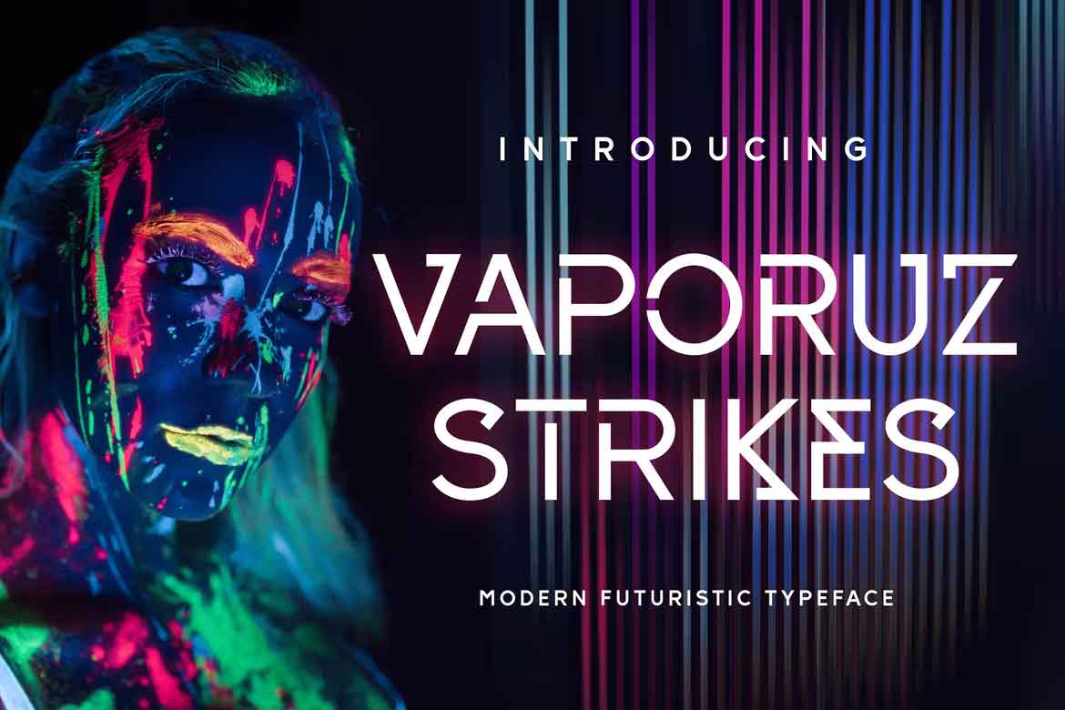 Vaporuz Strikes Font