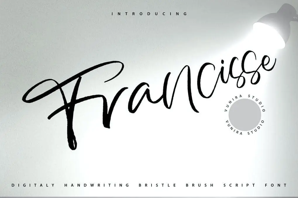 Francisse | Handwriting Brush Script Font