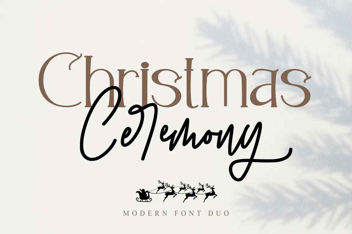 Christmas Ceremony Font