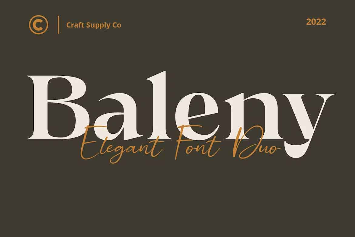 Baleny Elegant Font