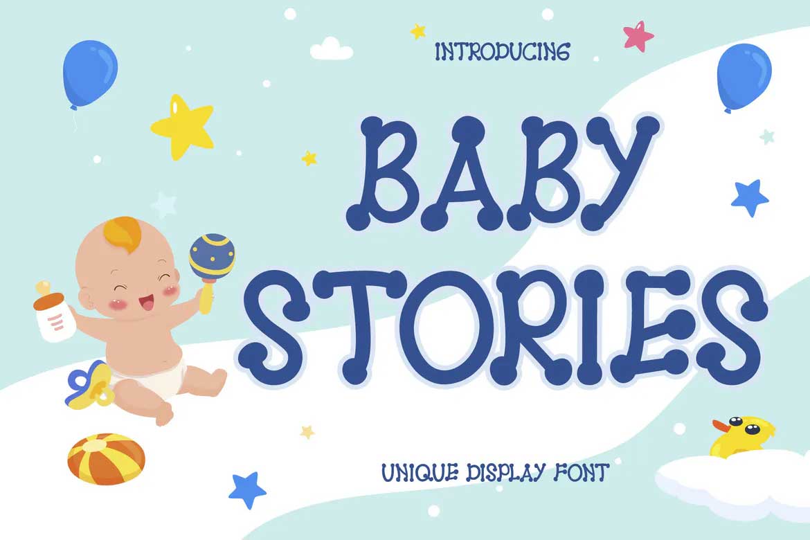 Baby Stories Font