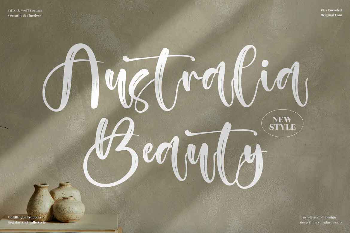 Australia Beauty Font