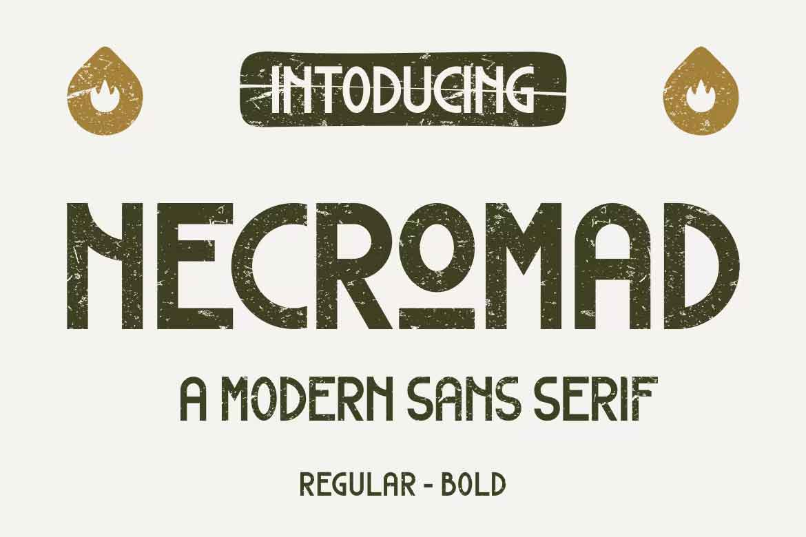 Necromad Font