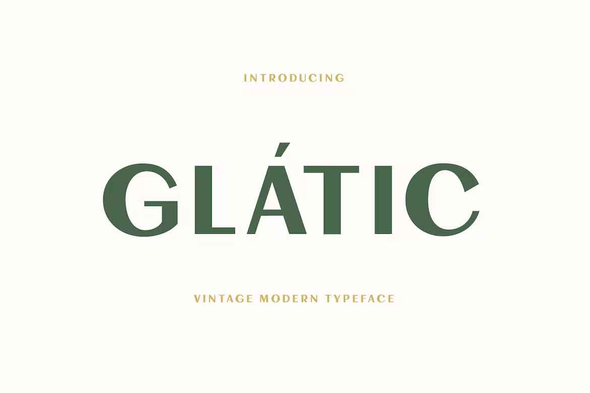 Glatic Font
