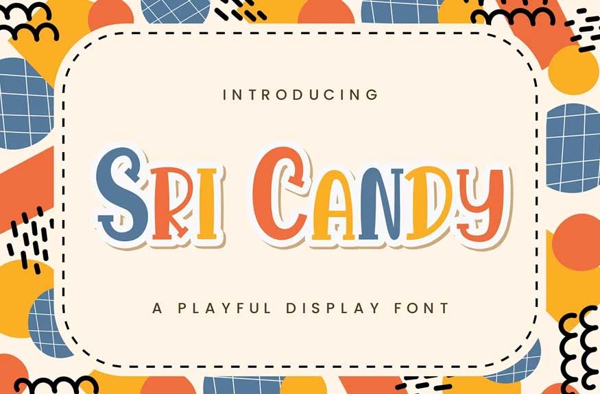 Sri Candy - Playful Display Font