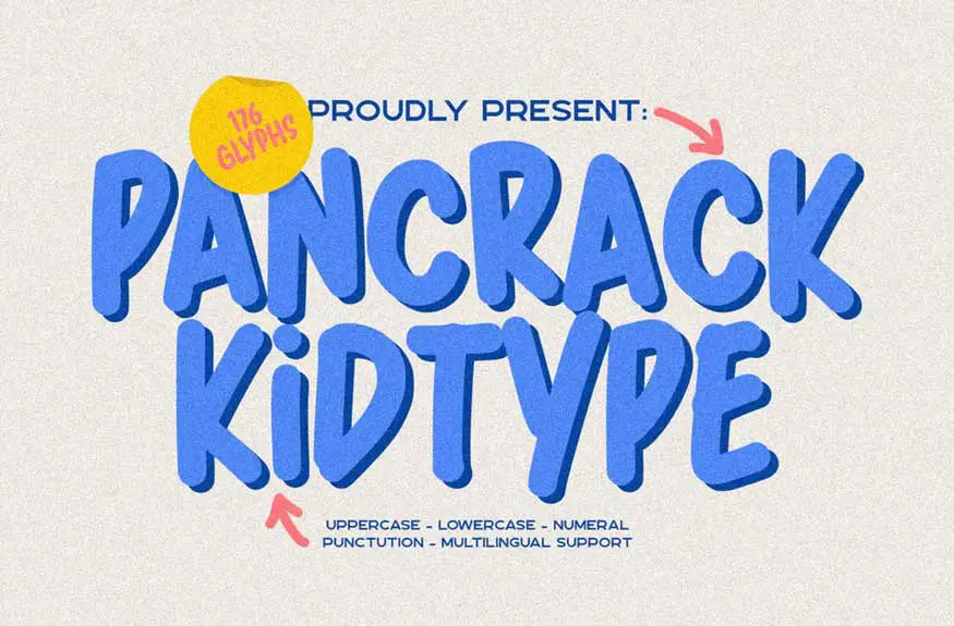 Pancrack Font