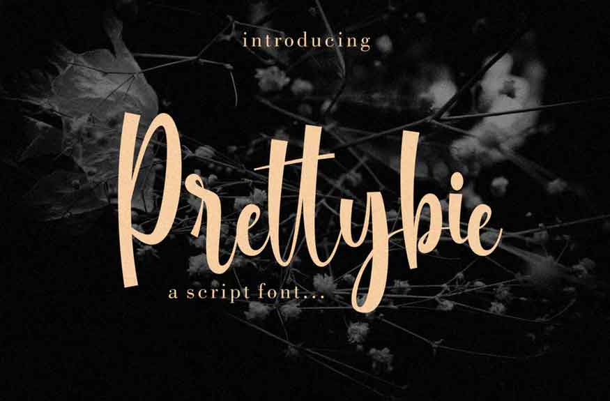 Prettybie Script Font