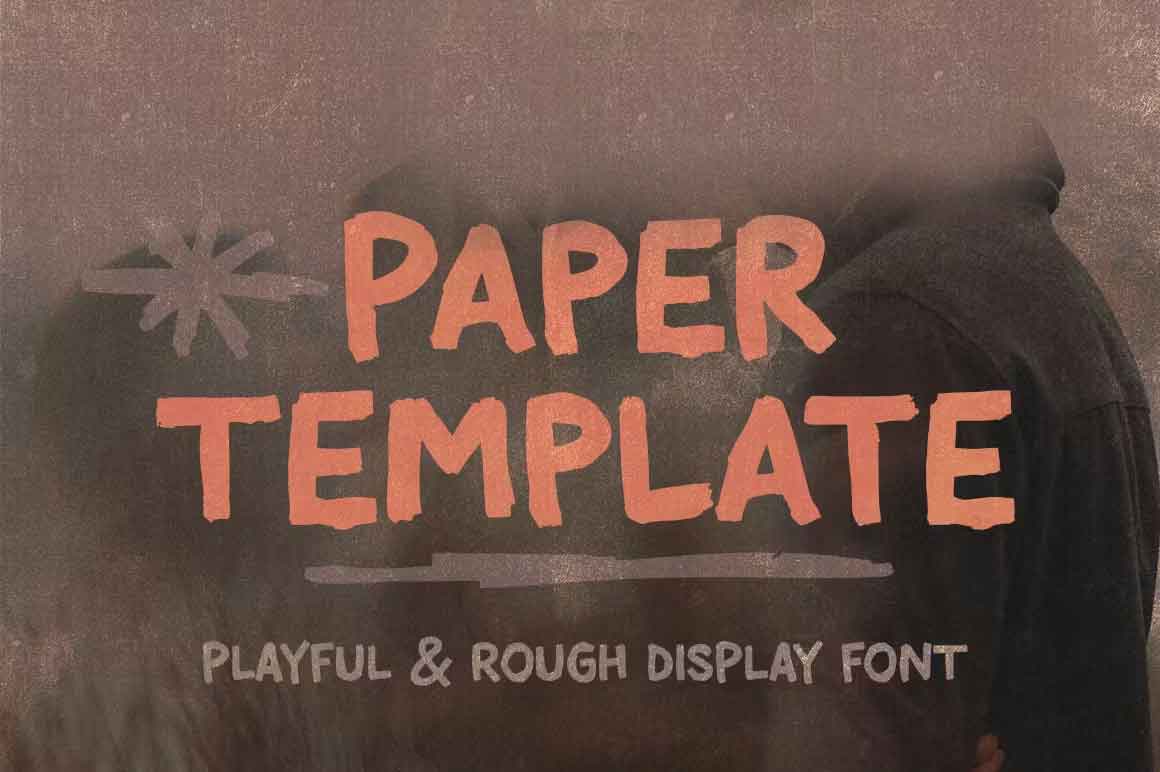 Paper Template Font